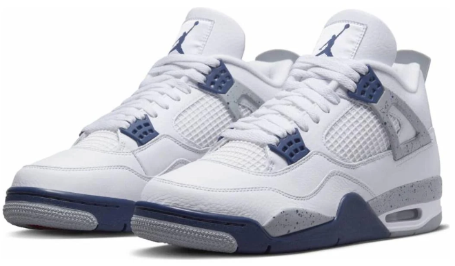 Air Jordan 4 Retro 'Midnight Navy' (DH6927-140) – White / Midnight Navy