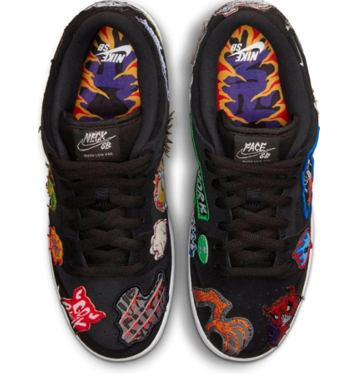 Nike SB Dunk Low Pro QS x Neckface – 'Black' DQ4488-001