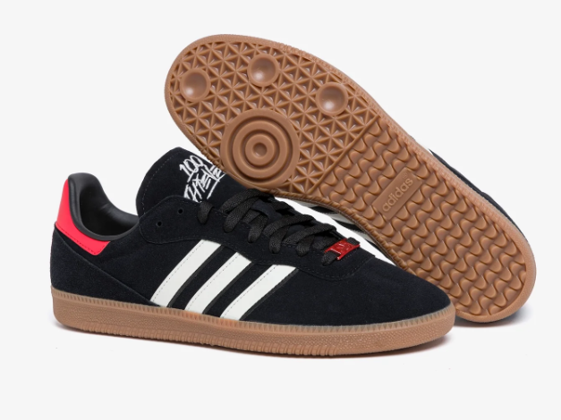 Adidas Originals x 100 Thieves 'Palos Hills' Sneakers - Core Black