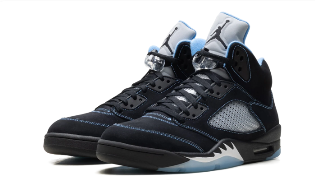 Air Jordan 5 Low 'Black University Blue' (2026) DD0587-008 – Black / University Blue