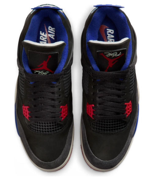 Air Jordan 4 Retro 'Rare Air' (2025) FV5029-003 – Black / Blue / Red