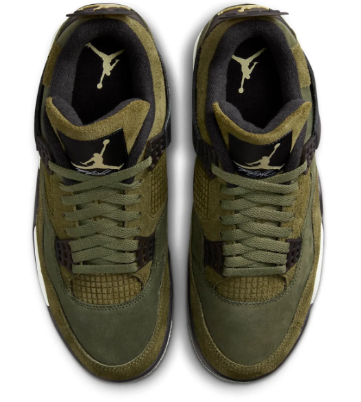 Air Jordan 4 Retro SE Craft 'Medium Olive' FB9927-200 – Olive / Green / Black / Vanilla