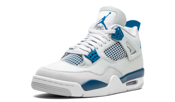 Air Jordan 4 Retro OG 'Military Blue' – White / Military Blue | FV5029-141