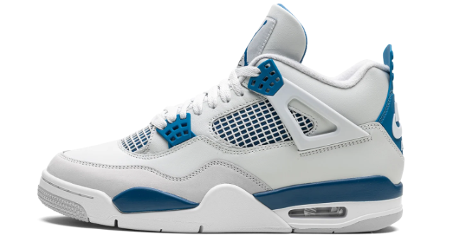 Air Jordan 4 Retro OG 'Military Blue' – White / Military Blue | FV5029-141