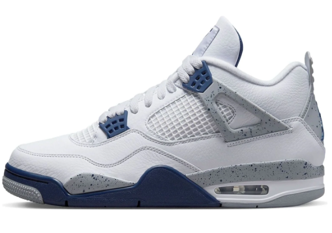 Air Jordan 4 Retro 'Midnight Navy' (DH6927-140) – White / Midnight Navy