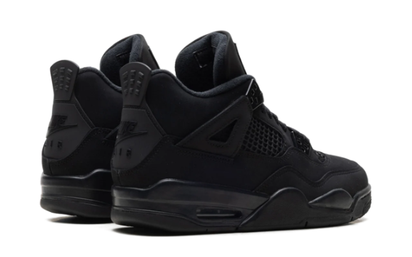 Air Jordan 4 Retro GS 'Black Cat' (2025) – Black / Black | IB4171-010