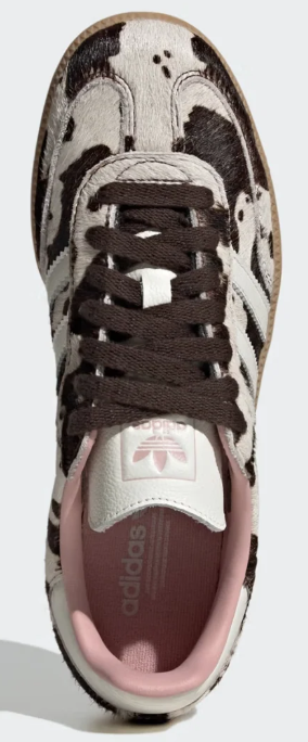 Adidas Samba 'Cow Print' Faux Fur Women's Sneakers