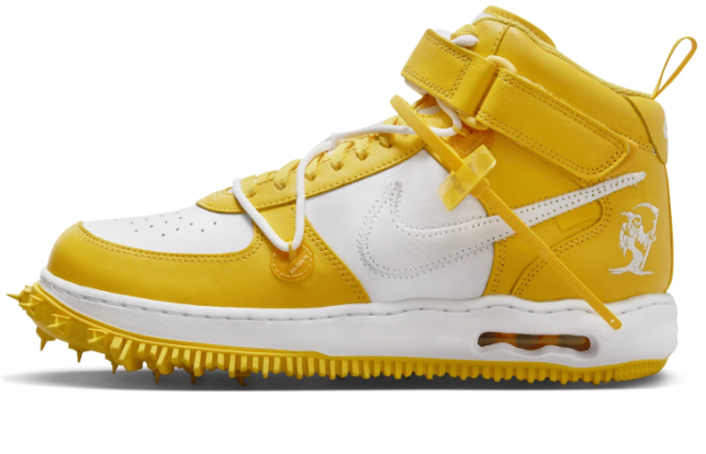 Nike x Off-White Air Force 1 Mid SP – 'Varsity Maize' DR0500-101