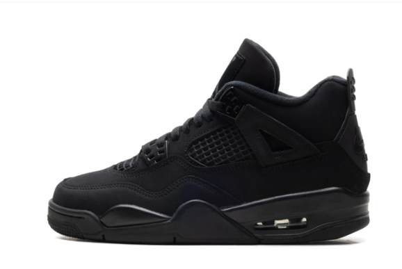 Air Jordan 4 Retro GS 'Black Cat' (2025) – Black / Black | IB4171-010