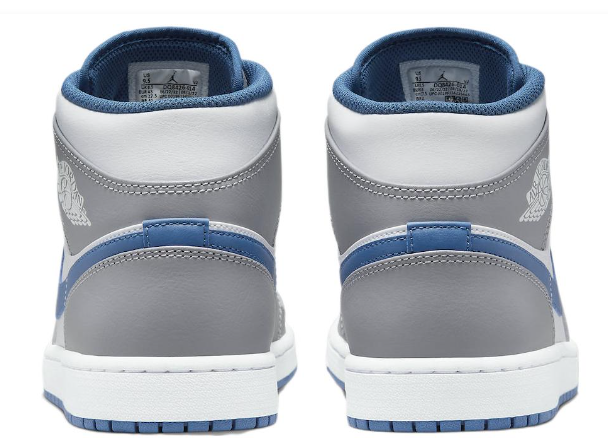 Air Jordan 1 Mid 'Cement Grey True Blue' | DQ8426-014