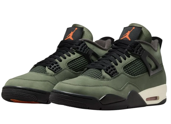Air Jordan 4 Retro x Undefeated 'Deep Green' (2025) IB1519-200 – Deep Green / Camo