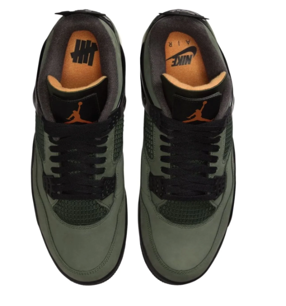 Air Jordan 4 Retro x Undefeated 'Deep Green' (2025) IB1519-200 – Deep Green / Camo