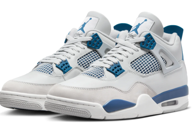 Air Jordan 4 Retro OG 'Military Blue' (2024) FV5029-141 – White / Military Blue / Neutral Grey