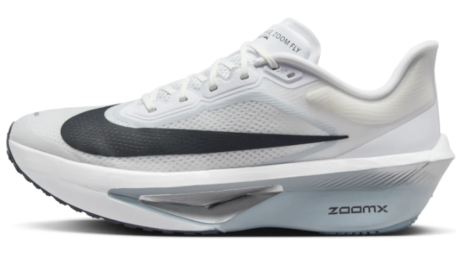 Nike Zoom Fly 6 – White/Pure Platinum/Obsidian Mist/Gridiron (Women's)