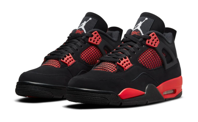 Air Jordan 4 Retro 'Red Thunder' (2021) CT8527-016 – Black / Red / White