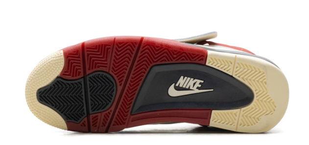 Air Jordan 4 Retro x Nigel Sylvester 'Brick After Brick' – White / Red | IQ8055-100