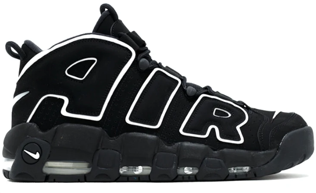 Nike Air More Uptempo 'Black White' 414962-001
