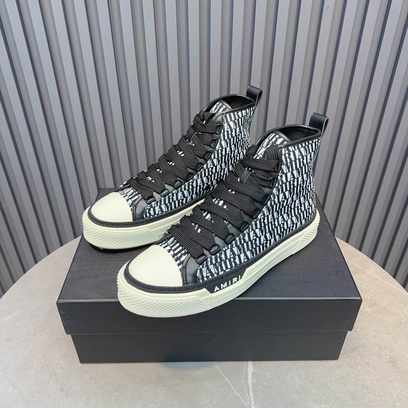 Amiri High-Top Sneaker – Premium Leather & Suede | Chunky Platform Sole