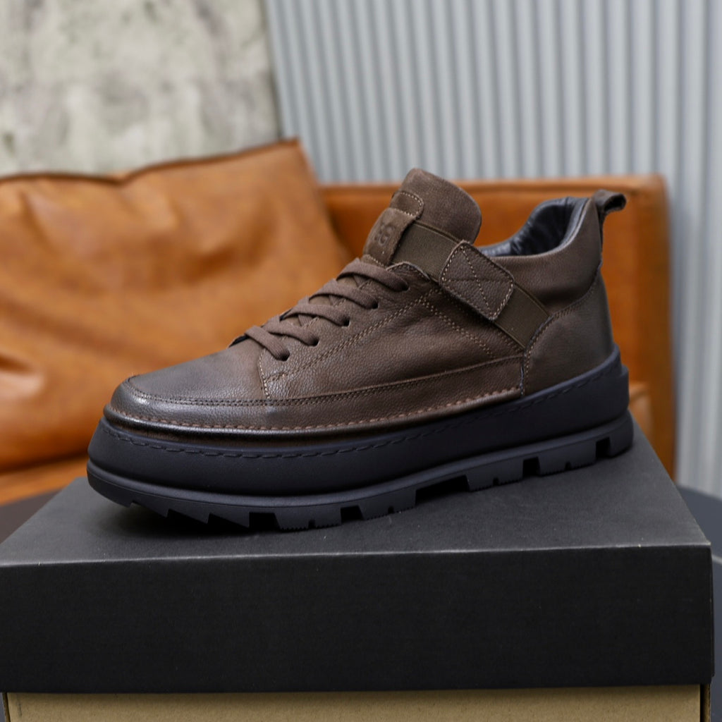 UGG High-Top Sneaker – Espresso Brown | Black Lug Sole
