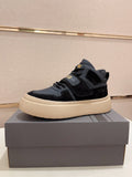 UGG Platform Mid-Top Sneaker – Black & Charcoal Suede