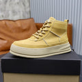 UGG Men's High-Top Sneaker – Butter Yellow | Gold Laces | Fleece-Lined