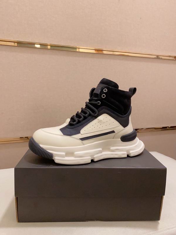 UGG High-Top Sneaker – Black & Cream Chunky Sole