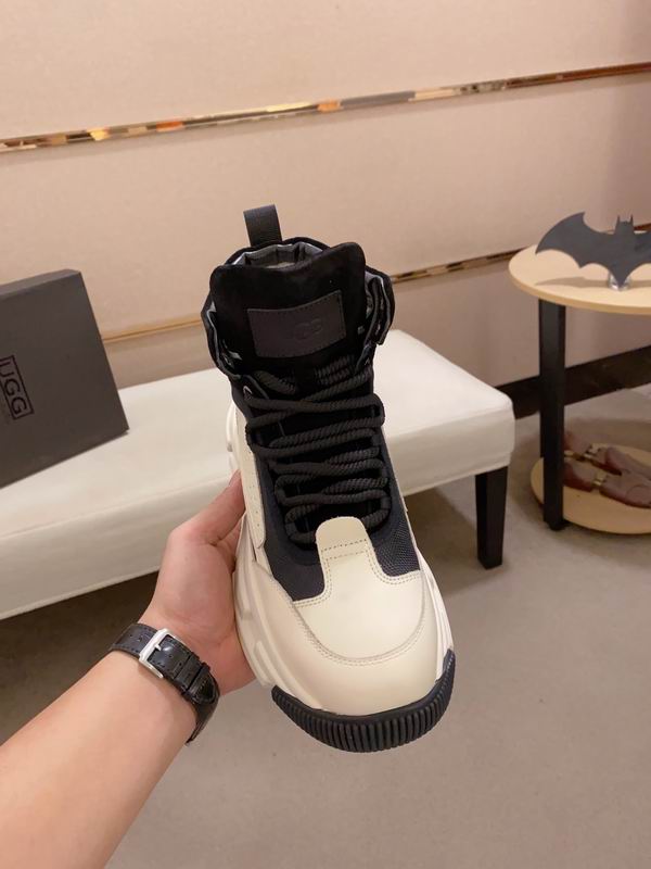 UGG High-Top Sneaker – Black & Cream Chunky Sole