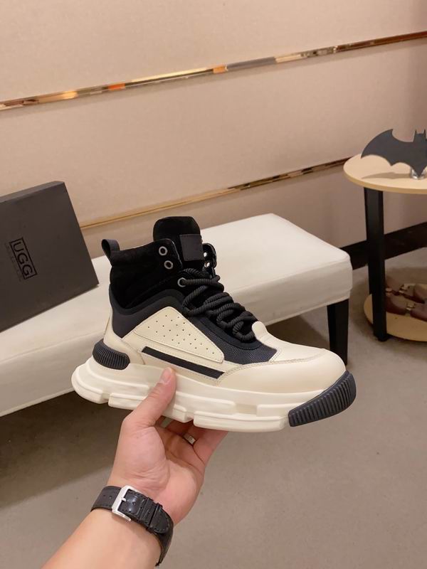 UGG High-Top Sneaker – Black & Cream Chunky Sole
