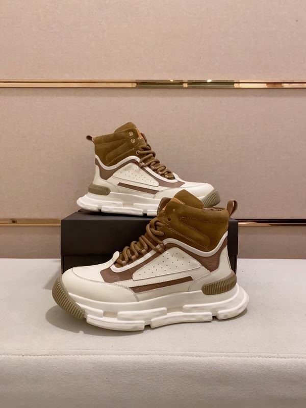 UGG High-Top Sneaker – Tan & Cream Chunky Sole