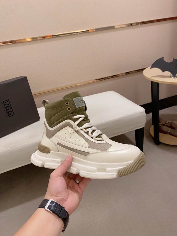 UGG High-Top Sneaker – Olive & Cream Chunky Sole