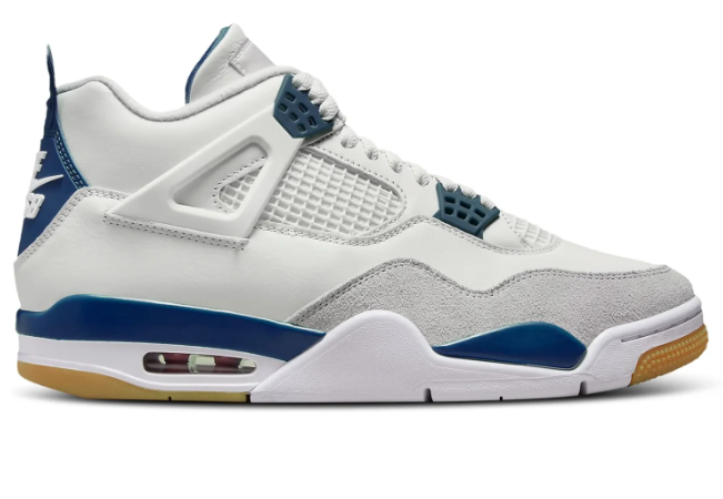Nike SB x Air Jordan 4 White Navy(2990）
