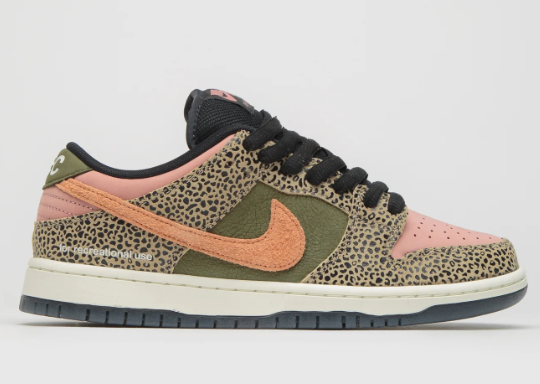 Nike SB x Arts-Rec Dunk Low Pro 'Khaki/Amber Brown' (Rough Green/Rust Pink)