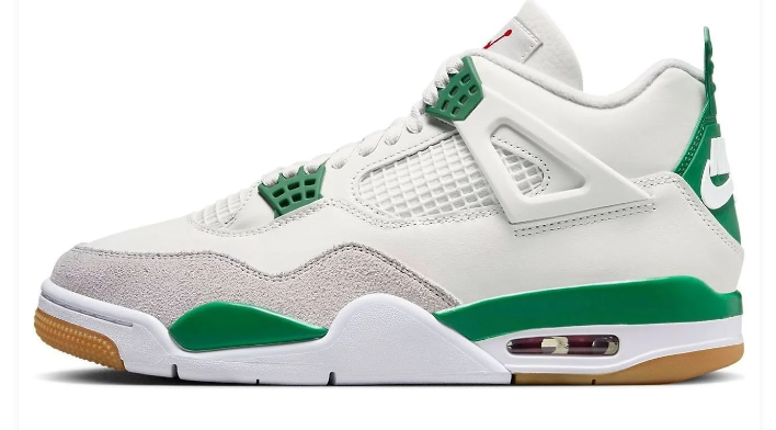 Air Jordan 4 Retro SB 'Pine Green' DR5415-103 – White / Pine Green / Neutral Grey
