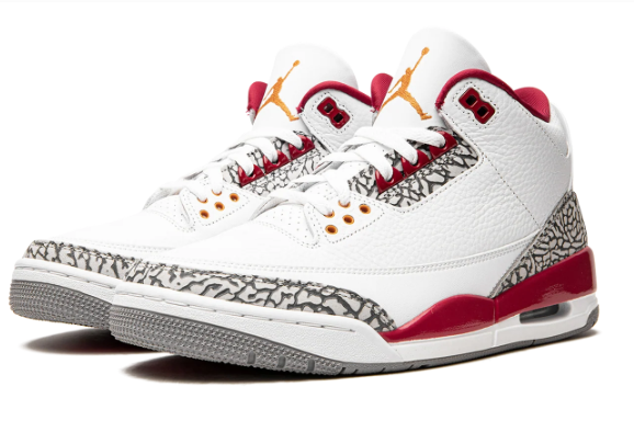Air Jordan 3 Retro 'Cardinal' | CT8532-126 | White / Cardinal Red / Light Curry