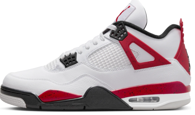 Air Jordan 4 Retro 'Red Cement' (2023) DH6927-161 – White / Fire Red / Black