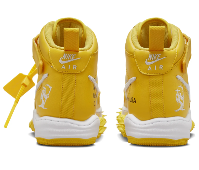 Nike x Off-White Air Force 1 Mid SP – 'Varsity Maize' DR0500-101