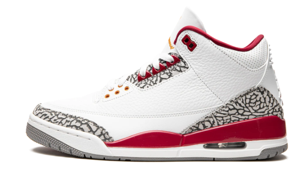 Air Jordan 3 Retro 'Cardinal' | CT8532-126 | White / Cardinal Red / Light Curry