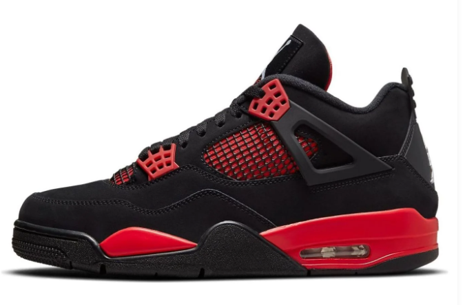 Air Jordan 4 Retro 'Red Thunder' (2021) CT8527-016 – Black / Red / White