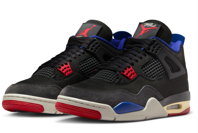 Air Jordan 4 Retro 'Rare Air' (2025) FV5029-003 – Black / Blue / Red