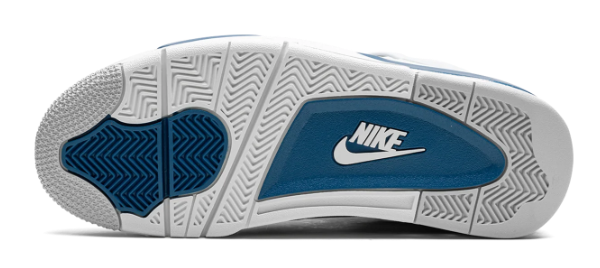 Air Jordan 4 Retro OG 'Military Blue' – White / Military Blue | FV5029-141