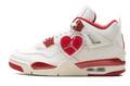 Air Jordan 4 WMNS 'Valentine's Day' HV0823-108 – White / Pink / Red