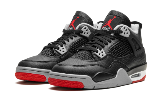Air Jordan 4 Retro GS 'Bred Reimagined' – Black / Cement Grey | FQ8213-006